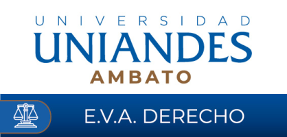 Entorno Virtual de Aprendizaje Derecho UNIANDES Ambato