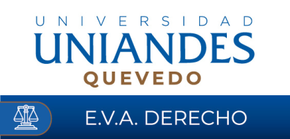 Entorno Virtual de Aprendizaje Derecho UNIANDES Quevedo