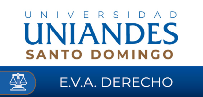 Entorno Virtual de Aprendizaje Derecho UNIANDES Santo Domingo