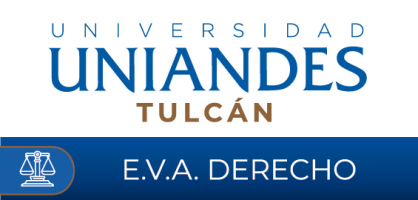 Entorno Virtual de Aprendizaje Derecho UNIANDES Tulcán
